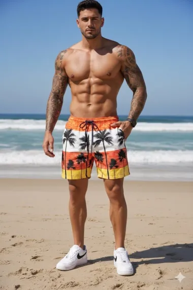 Sort de baie cu imprimeu 11694 4-5.1