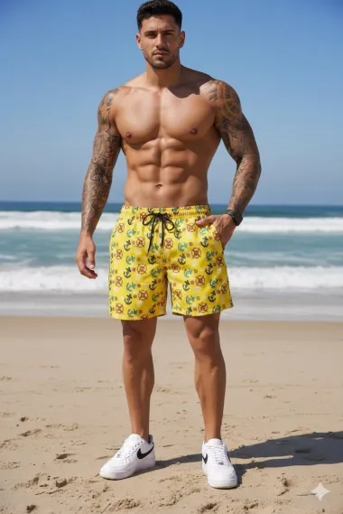 Sort de baie cu imprimeu 12529 D6-1.4