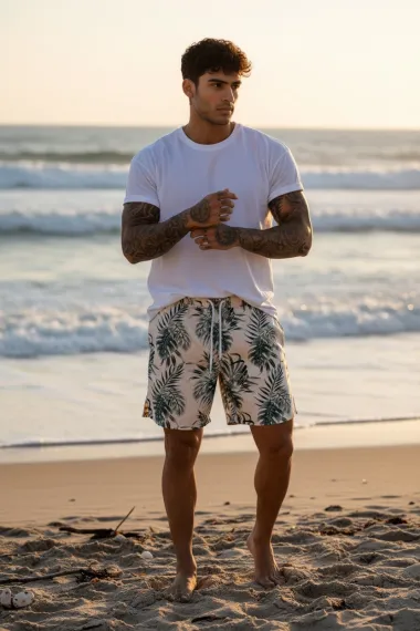 Sort de baie cu imprimeu 12535 D5-2.4