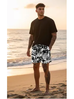 Sort de baie cu imprimeu 12539 D2-1.1