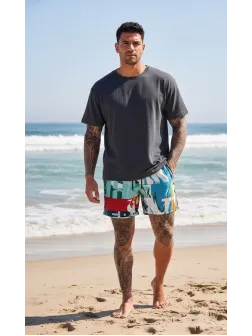 Sort de baie cu imprimeu 12549 I4-1.1