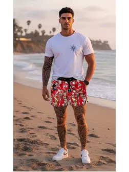 Sort de baie cu imprimeu 12552 P18-3.2