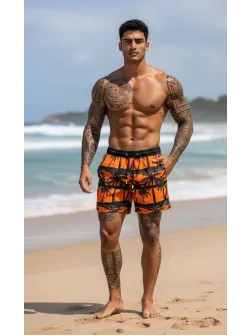 Sort de baie cu imprimeu 12573 D5-4.1