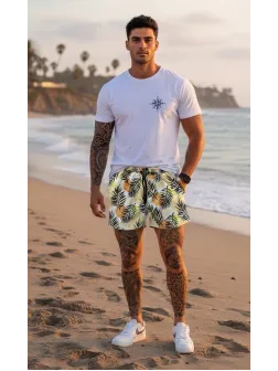 Sort de baie cu imprimeu 12584 22A-4.1