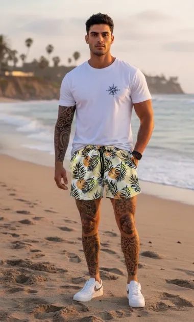 Sort de baie cu imprimeu 12584 22A-4.1