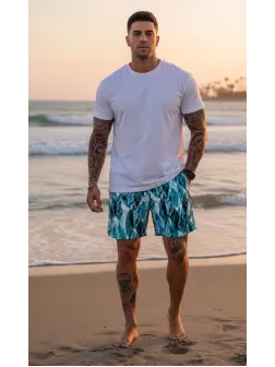 Sort de baie casual bleu 12718 D3-5.3