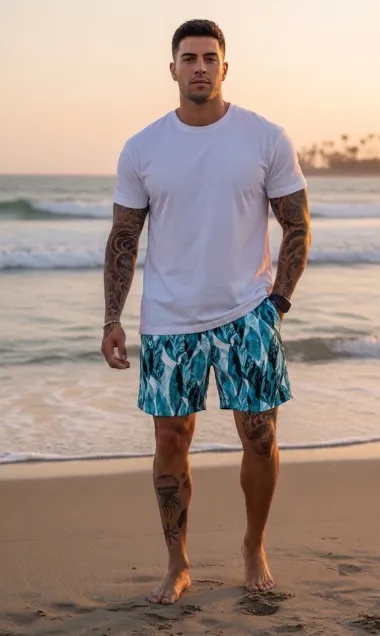 Sort de baie casual bleu 12718 D3-5.3