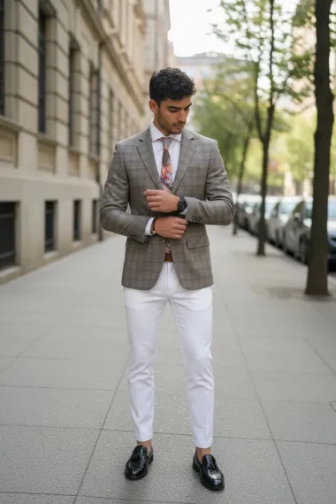 Sacou barbati slim fit B4260 18-1