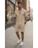 Compleu de vara camasa + pantaloni bej 3170 125-2