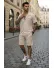 Compleu de vara camasa + pantaloni bej 3175 86-4.1