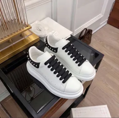 Adidasi barbati casual, albi cu negru 6626 N17-3