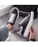 Adidasi dama negri cu alb casual, 6626 N17-3