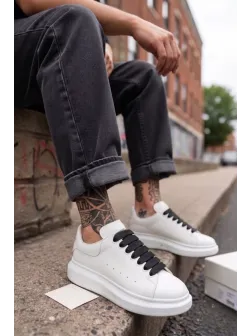 Adidasi barbati casual albi VIP ZR 777