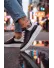Adidasi barbati casual negri talpa alba VIP ZR 777