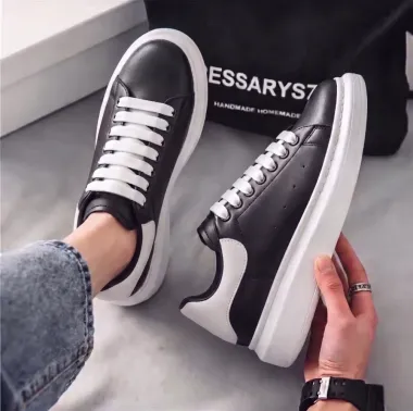 Adidasi barbati casual negri talpa alba VIP ZR 777
