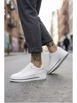 Adidasi barbati casual albi 1665. N1-4