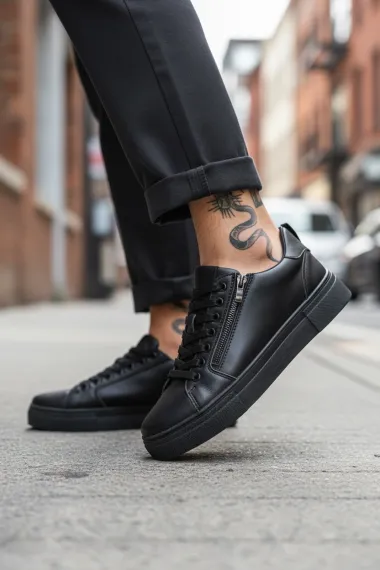 Adidasi barbati casual, negri C76