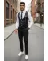 Tinuta barbati smart casual Pantaloni +Vesta V73