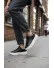 Adidasi barbati casual negru cu alb 069 T15-4