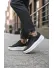 Adidasi barbati casual negru cu alb 069 T15-4