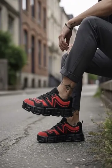 Adidasi barbati VSC Greca rosii 081 T53-1