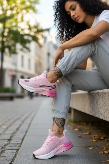 Adidasi dama sport, roz, K74