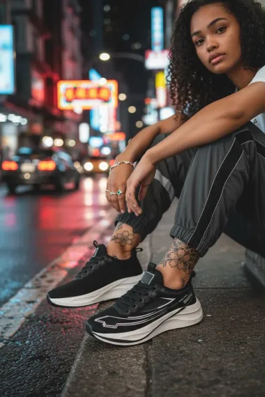 Adidasi dama sport, negri, K74