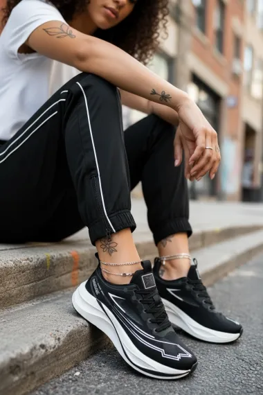 Adidasi dama sport, negri, K74