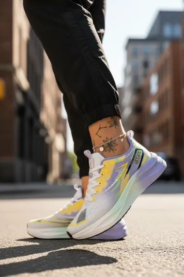 Adidasi dama sport, mov, K74