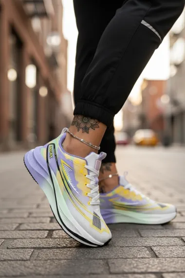 Adidasi dama sport, mov, K74