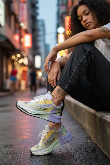 Adidasi dama sport, mov, K74