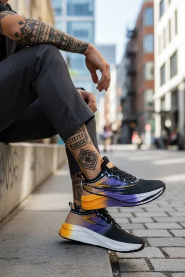 Adidasi barbati sport negri K75