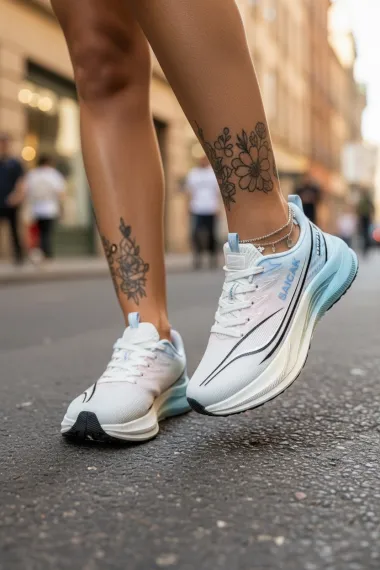 Adidasi dama sport, albi, K76