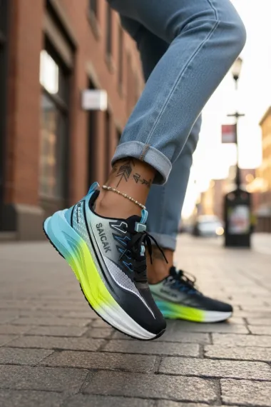 Adidasi dama sport, albastri, K76