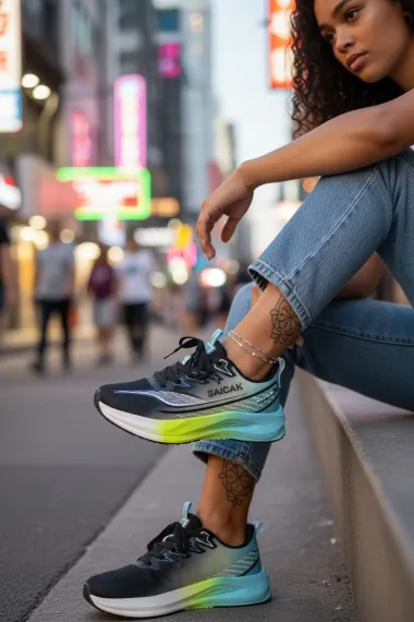 Adidasi dama sport, albastri, K76