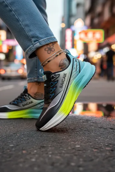 Adidasi dama sport, albastri, K76