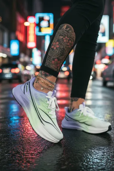 Adidasi dama sport, mov, K76