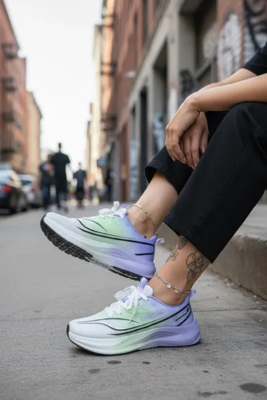 Adidasi dama sport, mov, K76