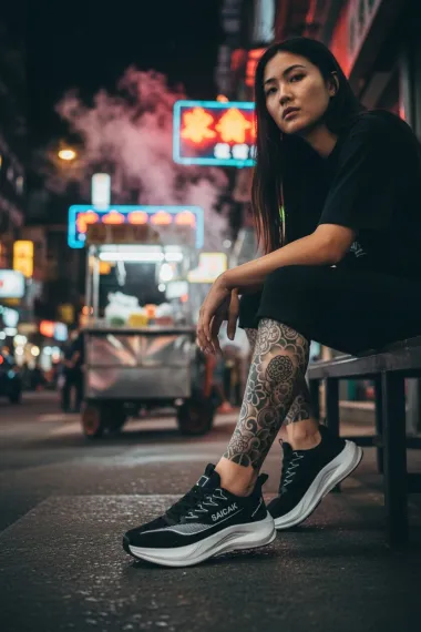 Adidasi dama sport, negri, K76