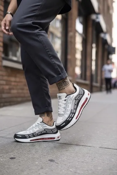 Adidasi barbati casual, albi M68