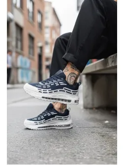 Adidasi barbati casual, bleumarin M68