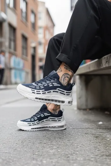 Adidasi barbati casual, bleumarin M68