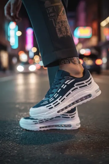 Adidasi barbati casual, bleumarin M68