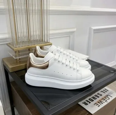 Adidasi dama casual albi cu maro 111 N5-4