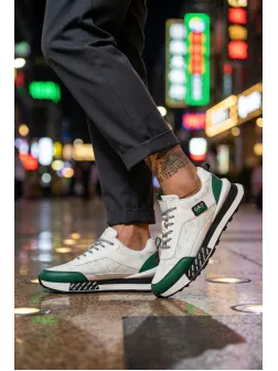 Adidasi barbati casual, albi A103 T15-3 Adidasi barbati casual, albi A103 T15-3