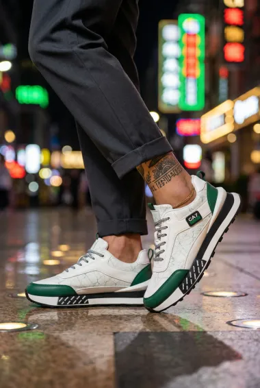 Adidasi barbati casual, albi A103 N8-3