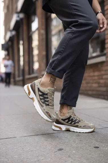 Adidasi barbati casual, bej A106 N9-3