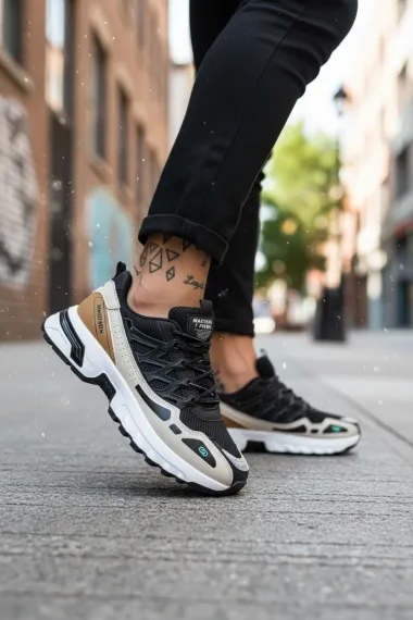 Adidasi barbati casual, negri A106 N9-3