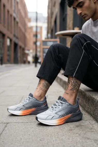 Adidasi barbati sport gri F5