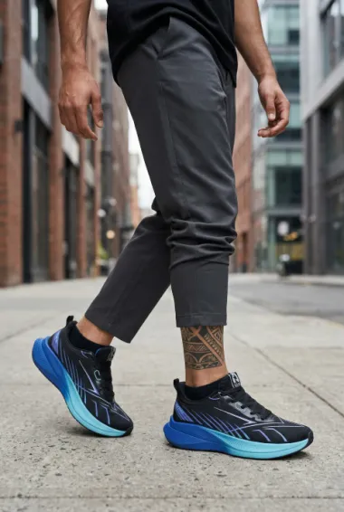 Adidasi barbati sport albastri F5